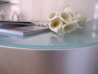 soggiorno porta tv classico finitura foglia argento