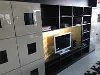 Parete tv soggiorno Besana modello Globe