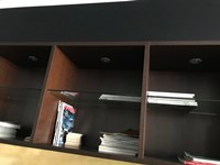 Parete tv soggiorno Besana modello Globe vani faretti
