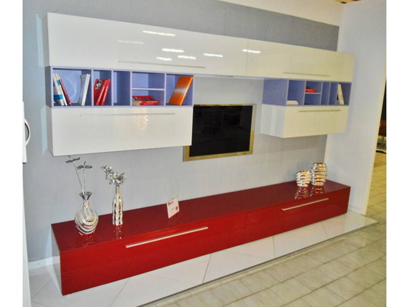 CENTRO CONVENIENZA: PARETE SOGGIORNO LUCIDA BORDEAUX - BIANCA - 360 ... CENTRO CONVENIENZA: PARETE SOGGIORNO LUCIDA BORDEAUX - BIANCA - 360 ...