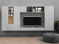 Pareti Attrezzate moderne scontata del 30%