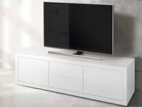 PORTA TV ROVERE E ABETE SPAZZOLATO