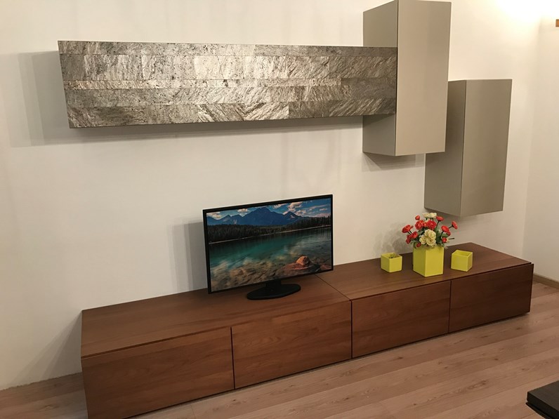 Presotto Italia Soggiorno Parete attrezzata Pietra Presotto Italia Soggiorno Parete attrezzata Pietra