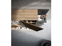 apertura del pensile visto dall'alto