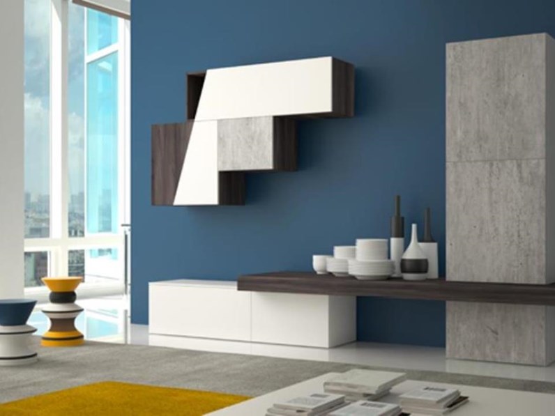 Alpe Start 004 Laminato Opaco Pareti attrezzate Moderno Alpe Start 004 Laminato Opaco Pareti attrezzate Moderno