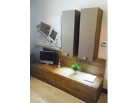 Soggiorno Area Arredamenti L 210 in laminato materico spessore 2,2 cm finitura Sherwood