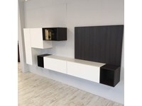 Soggiorno Armobil Laccato Bianco e Rovere -62%