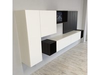 Soggiorno Armobil Laccato Bianco e Rovere -62%