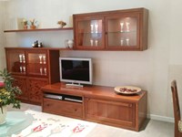 Soggiorno classico legno massello tinto ciliegio.Offerta sconto 51%