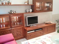 Soggiorno classico legno massello tinto ciliegio.Offerta sconto 51%