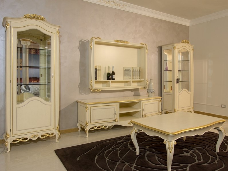 Soggiorno completo in legno laccato Forever di Signorini & Coco in ... Soggiorno completo in legno laccato Forever di Signorini & Coco in ...