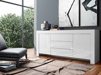 Soggiorno completo stile moderno modello Max Bianco Laccato cod. 66