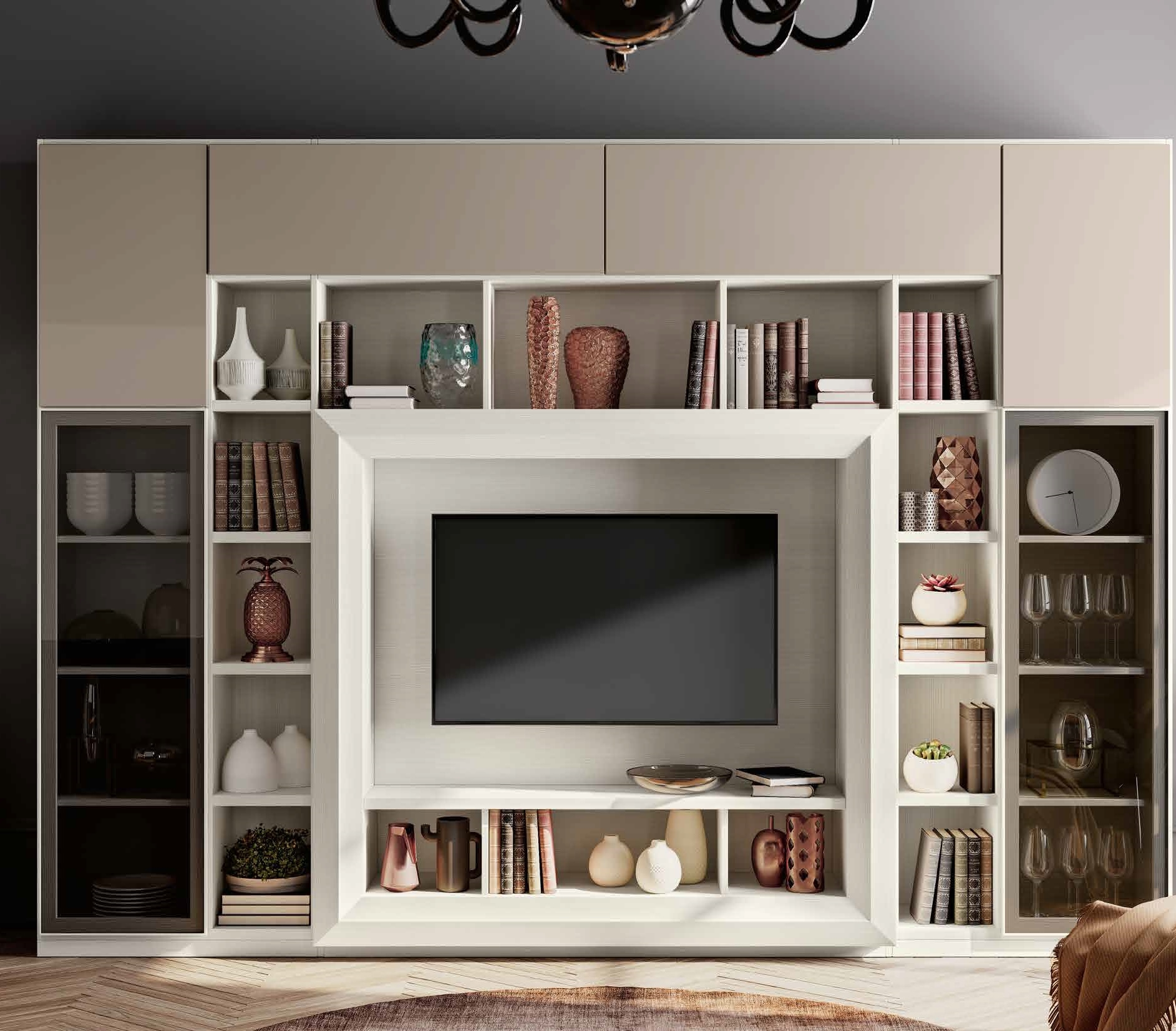 Soggiorno con porta tv fine serie soggiorni a prezzi scontati Mobili porta tv bonaldo
