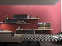soggiorno etnico crash bambu e legno oak nature in offerta outlet