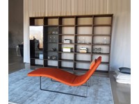 Soggiorno Jesse Libreria soggiorno studio legno rovere termotrattato Librerie