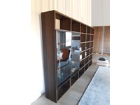 Soggiorno Jesse Libreria soggiorno studio legno rovere termotrattato Librerie