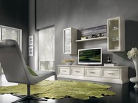 mobile porta TV soggiorno living in legno moderno
