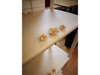Soggiorno Miazzo Libreria etajeur in legno bianco