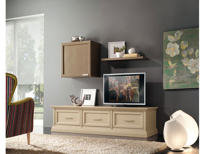 Soggiorno mobile porta TV in legno style classico Soggiorno mobile porta TV in legno style classico