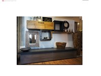 soggiorno moderno izen grey crash bambu in offerta convenienza outlet