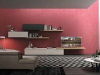 soggiorno minimal etnic white e grey in offerta outlet convenienza