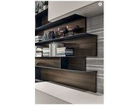 particolare della libreria boiserie
