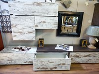 Soggiorno Mobile soggiorno vintage moderno completo in offerta nuovimondi outlet