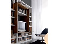 Soggiorno Pacema Soggiorno di legno Legno Librerie Moderno