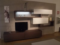 Soggiorno Sangiacomo Living system lampo Legno Pareti attrezzate Moderno