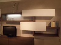 Soggiorno Sangiacomo Living system lampo Legno Pareti attrezzate Moderno