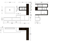 Soggiorno Side System con porta TV scontato