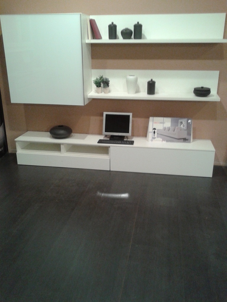 Soggiorno siltre minimal laccato opaco porta tv moderno ...