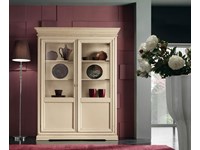cristaliera in legno vetrina stile shabby chic