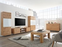 Madia moderna cucina soggiorno legno rovere scontata -46%