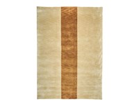 TAPPETO DI LANA GCM MODELLO TWIN COLORE BEIGE/ CAMEL 170x240cm In 100% LANA