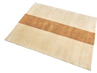 TAPPETO DI LANA GCM MODELLO TWIN COLORE BEIGE/ CAMEL 170x240cm In 100% LANA