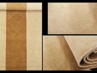 TAPPETO DI LANA GCM MODELLO TWIN COLORE BEIGE/ CAMEL 170x240cm In 100% LANA