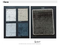 Tappeto Tisca Collezione dune tappeto rettangolare in viscosa Moderni