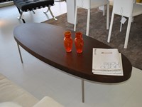 Tavolino salotto B&B in rovere scuro scontato
