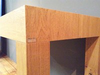 Consolle Q300 Twood in legno rovere di Riflessi scontata del 30%