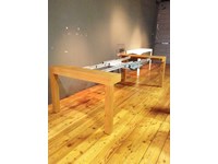 Consolle Q300 Twood in legno rovere di Riflessi scontata del 30%