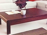 Tavolo basso salotto con ripiani scorrevoli vano portaoggetti sconto 45%