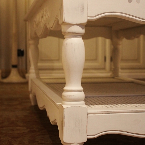 Tavolino da salotto stile provenzale, 2 tiretti laterali al 30 ... Tavolo e credenza in stile salone