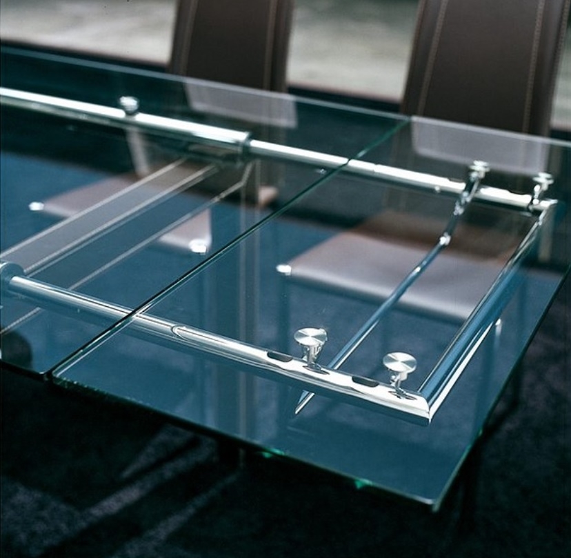 Tavolo acciaio e vetro fine produzione tavoli a prezzi for Tavoli allungabili in vetro prezzi