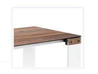 Tavolo allungabile con gambe vetro
