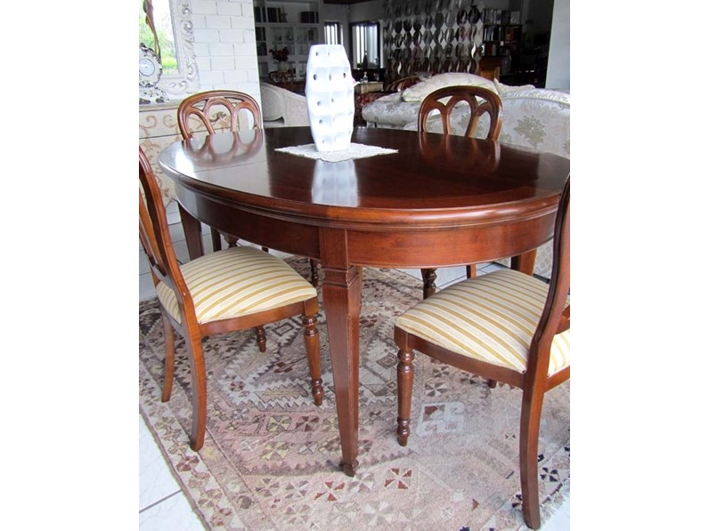 Tavolo allungabile Le fablier in legno massello PREZZO OUTLET Tavolo allungabile Le fablier in legno massello PREZZO OUTLET