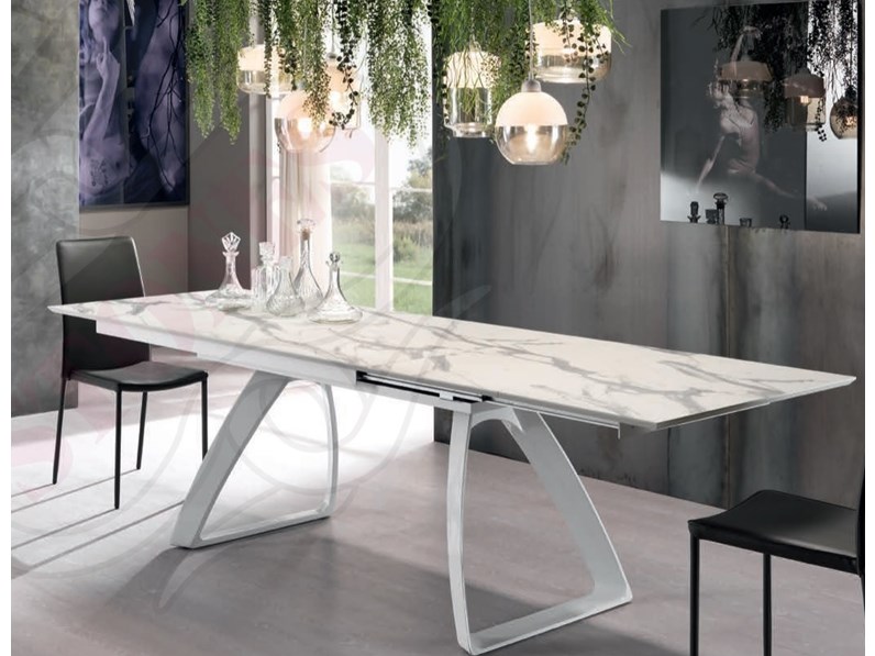 tavolo allungabile marmo