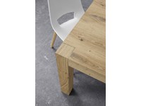 Tavolo allungabile Point House Tola 140 in legno di rovere naturale