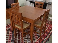 Tavolo Artigianale - falegnameria con 4 sedie