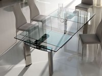 Tavolo Cattelan modello Daytona in cristallo
